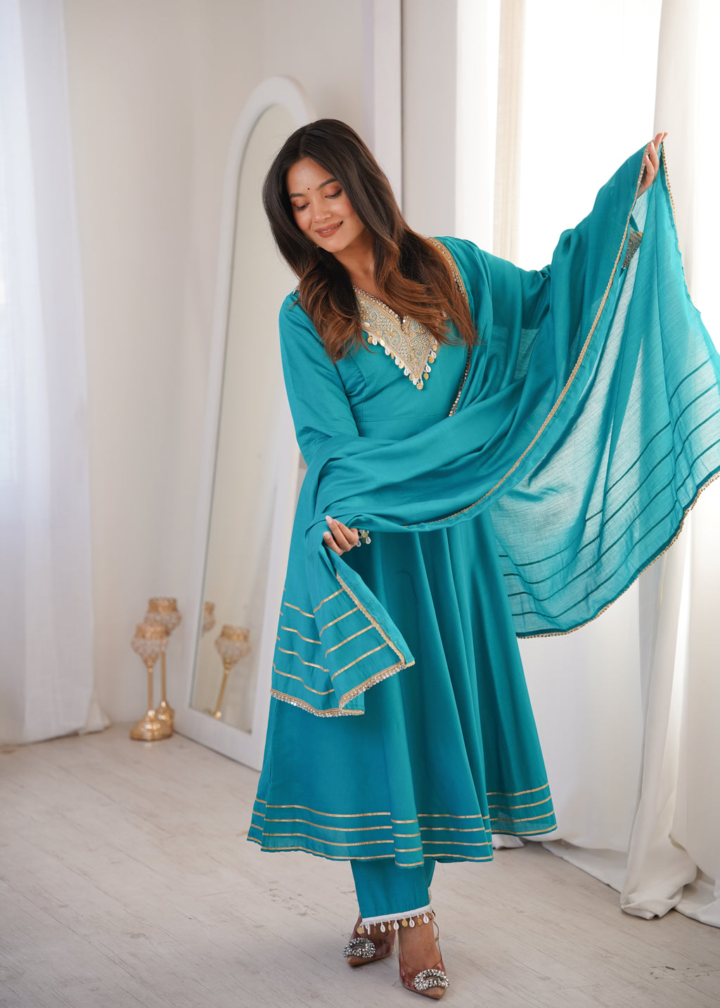 Aayat Roman Embroidered Anarkali