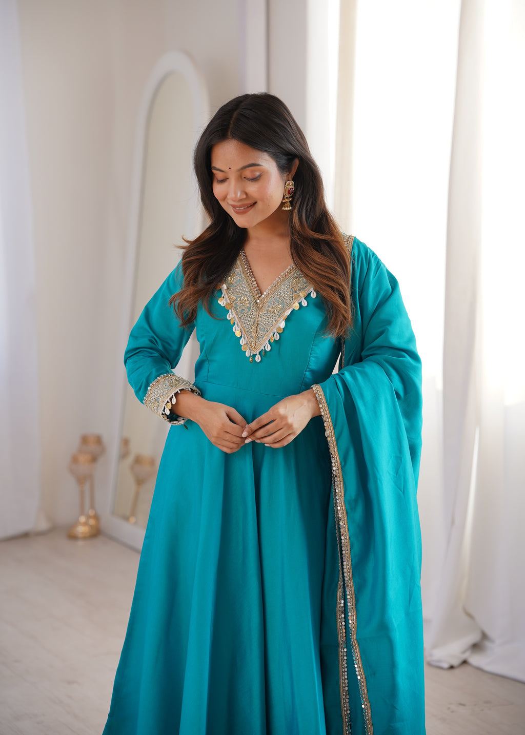 Aayat Roman Embroidered Anarkali