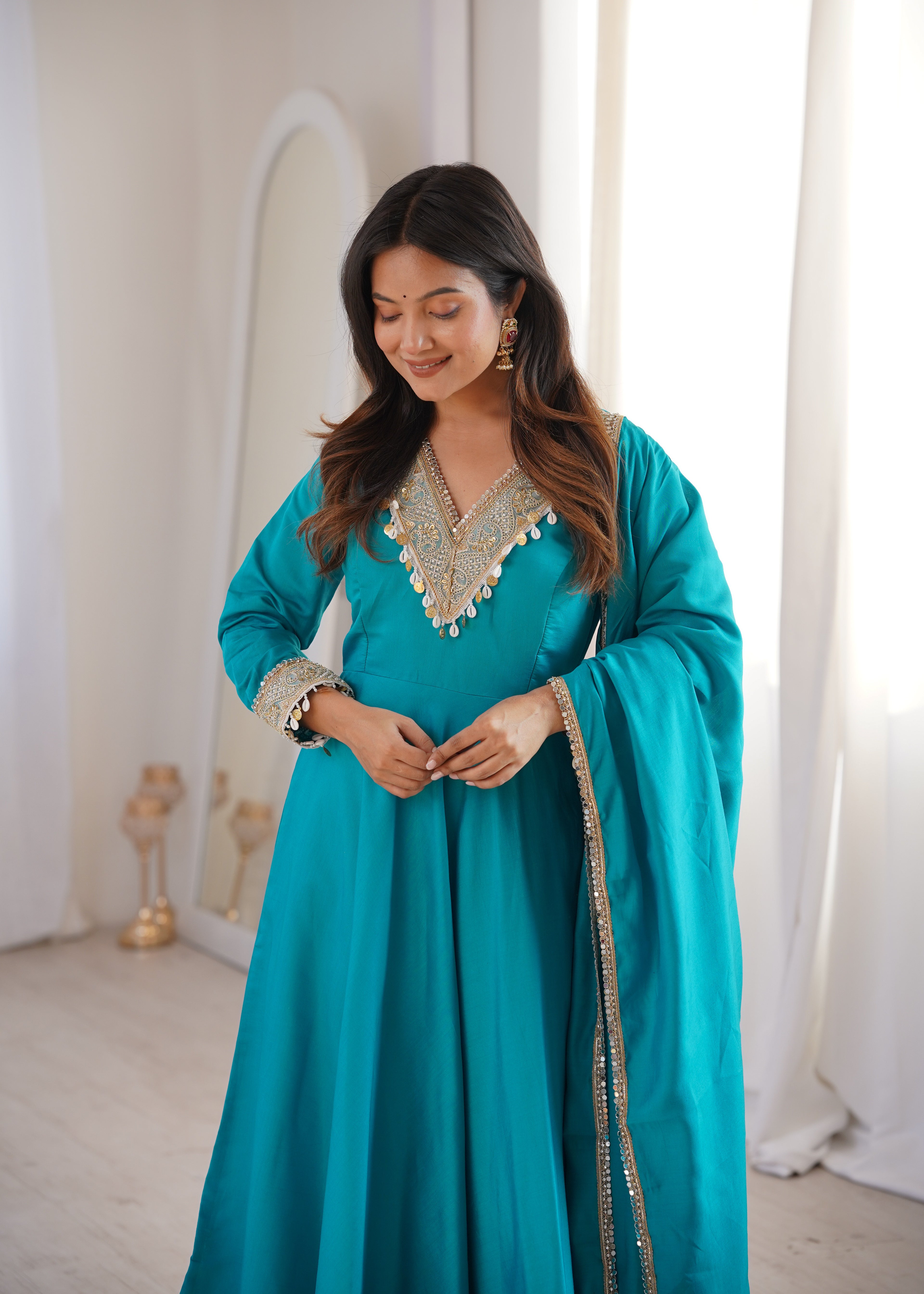Aayat Roman Embroidered Anarkali