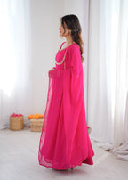 Pink Cherry Kurta Set