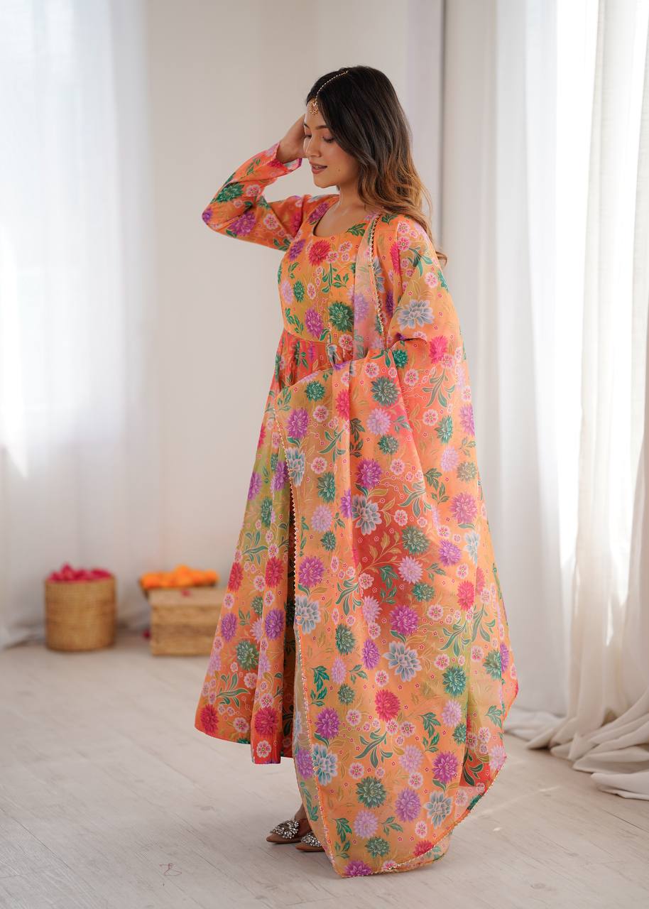 Aadhya Organza Kurta Set