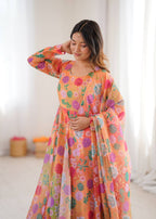 Aadhya Organza Kurta Set