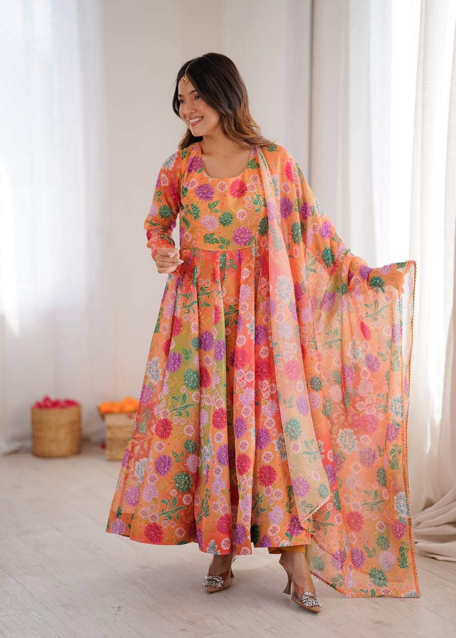 Aadhya Organza Kurta Set
