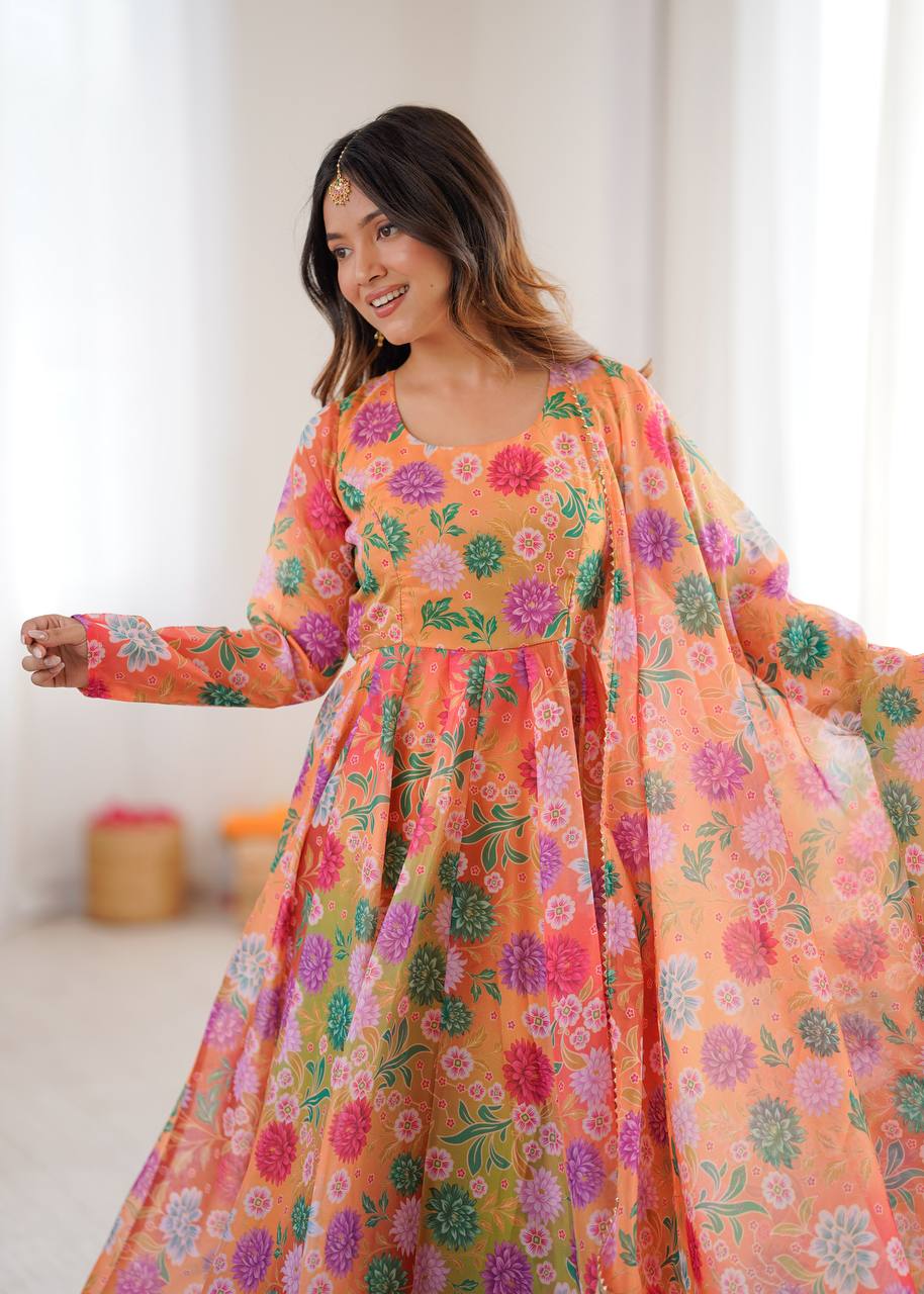 Aadhya Organza Kurta Set