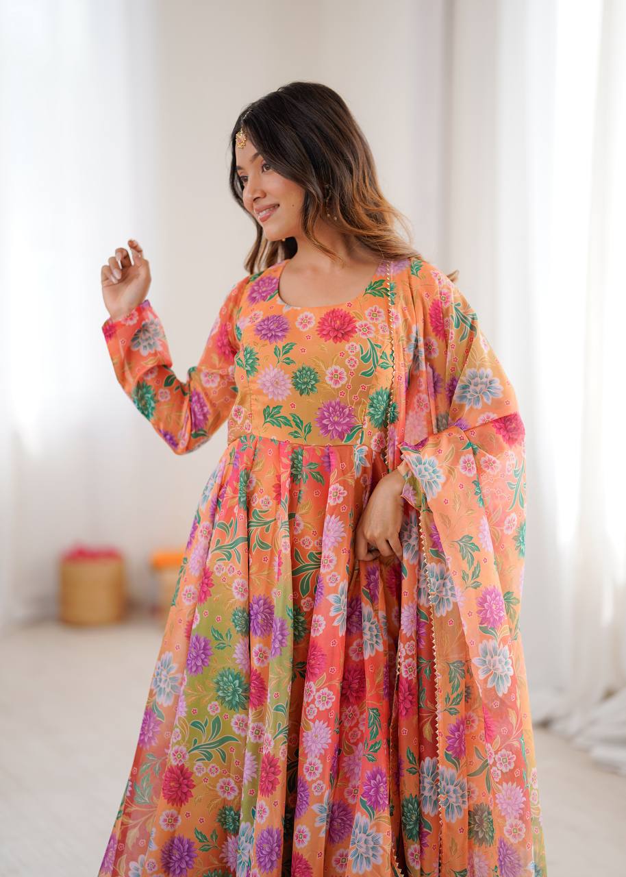 Aadhya Organza Kurta Set