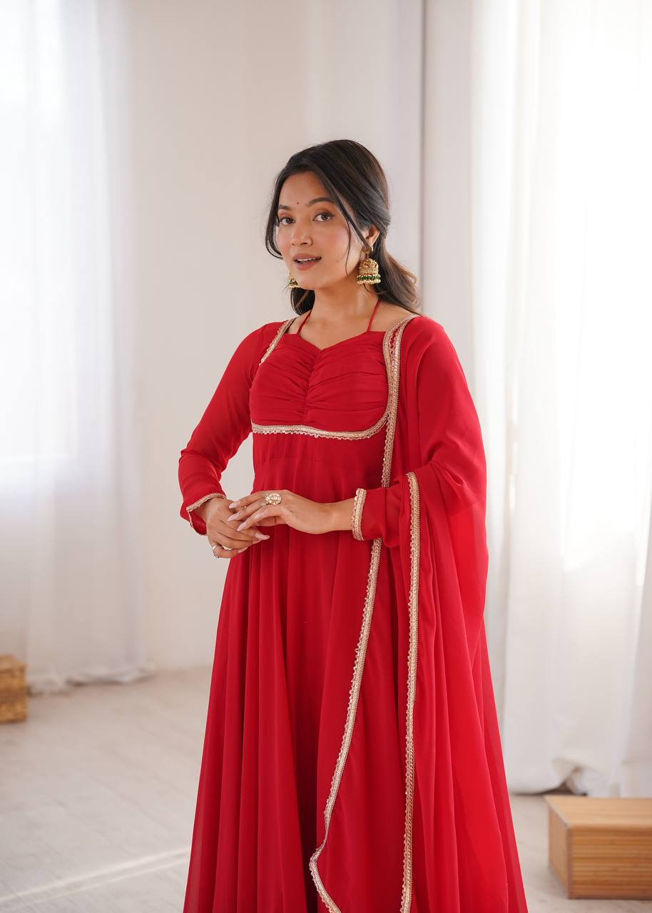 Nithya Georgette Kurta Set