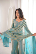 Suhani Fendy Silk Sharara Set