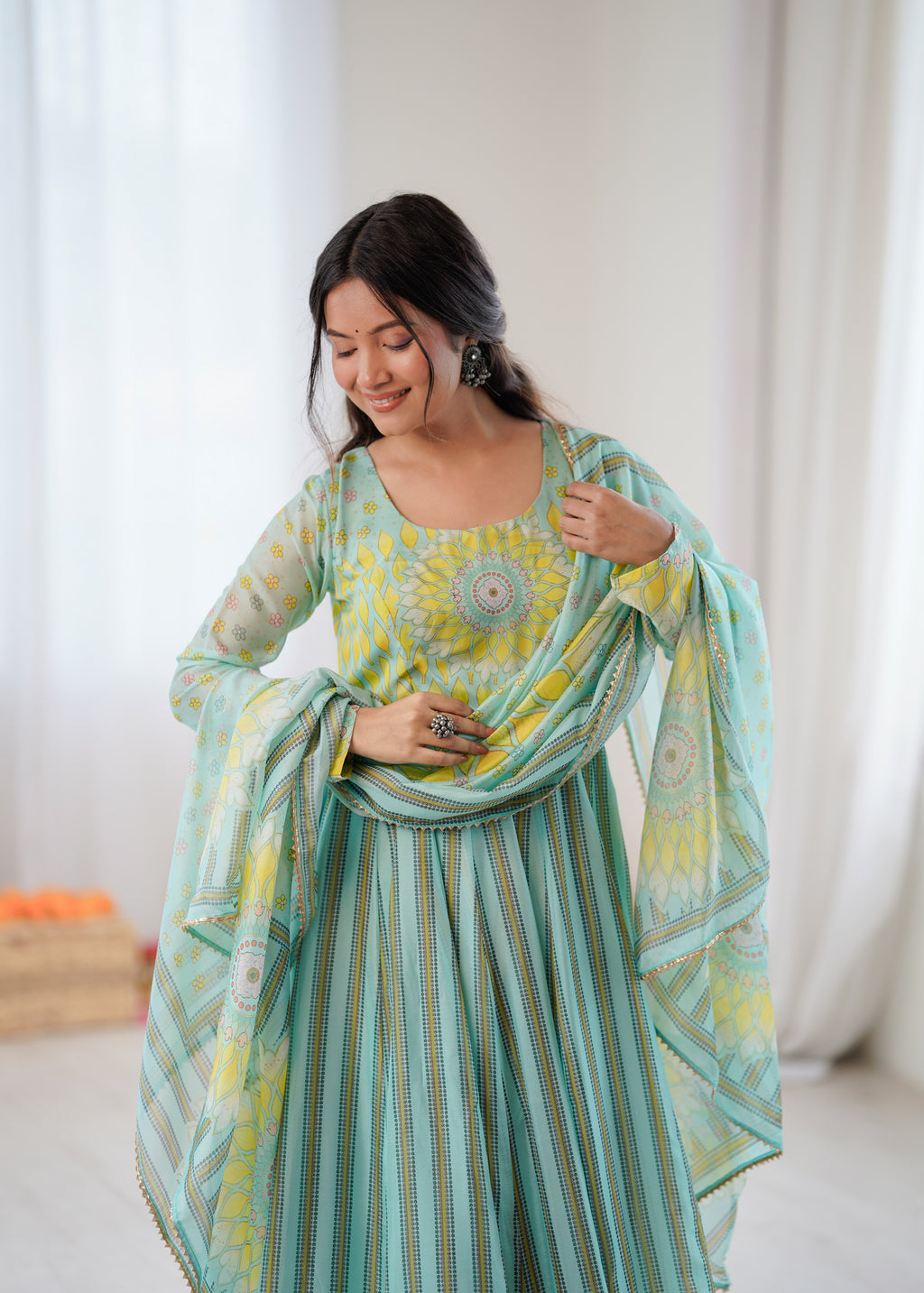 Sunflower Kurta Set Full