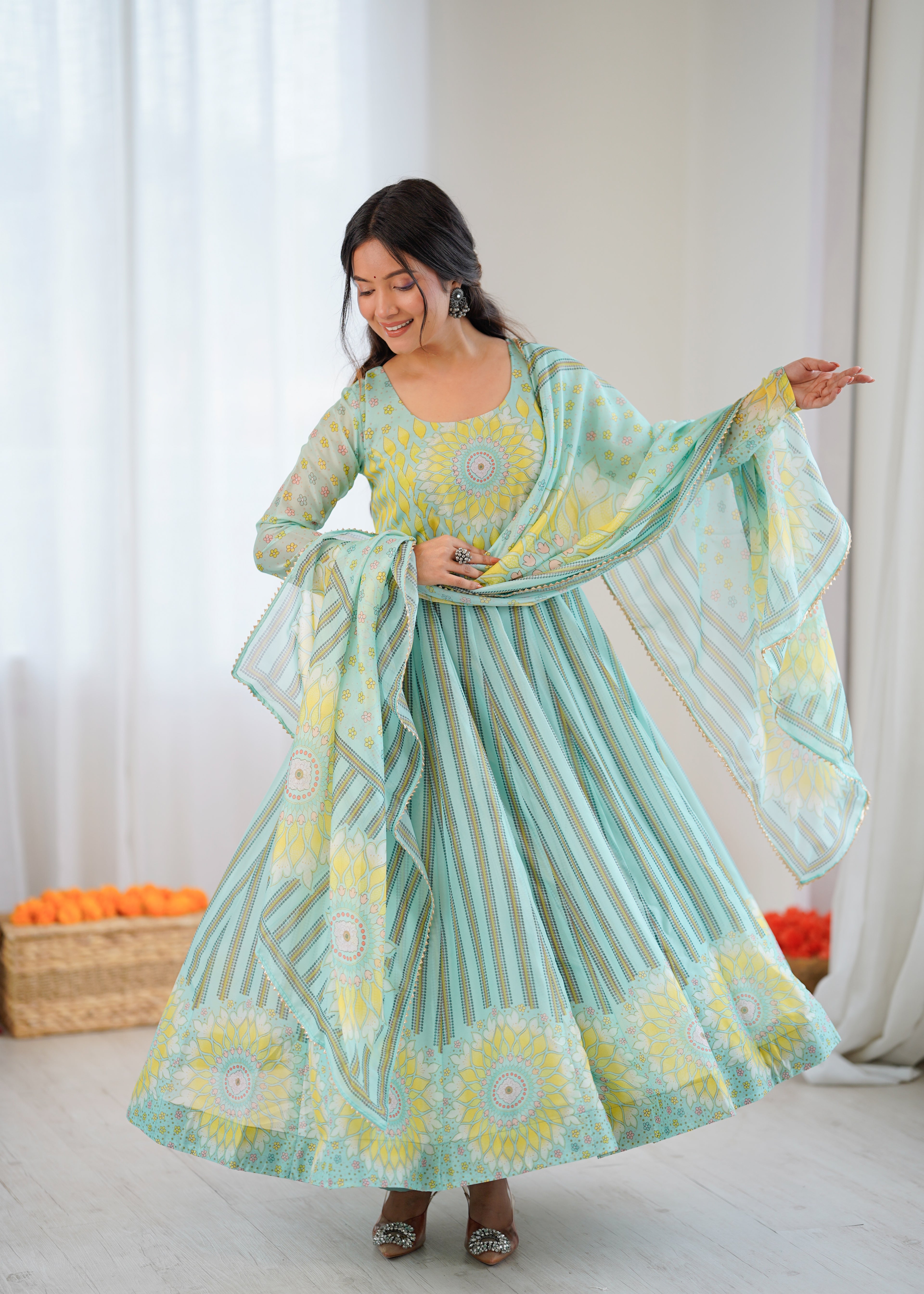 Sunflower Kurta Set Full