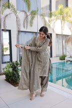 Mouse Urja Thread Embroidered work Kurta Set