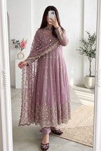 Mahima Tredning Fandy Silk Embroidery Anarkali